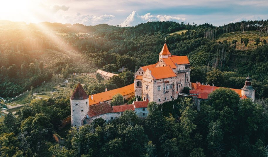 Pernštejn Castle, South Moravian Region, Czech Republic (Czechia)